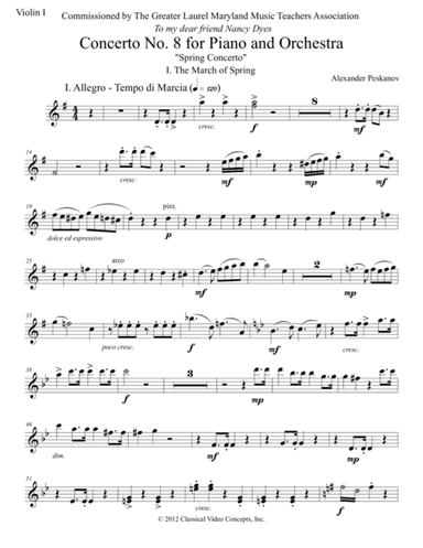 Spring Concerto - Orchestra Parts