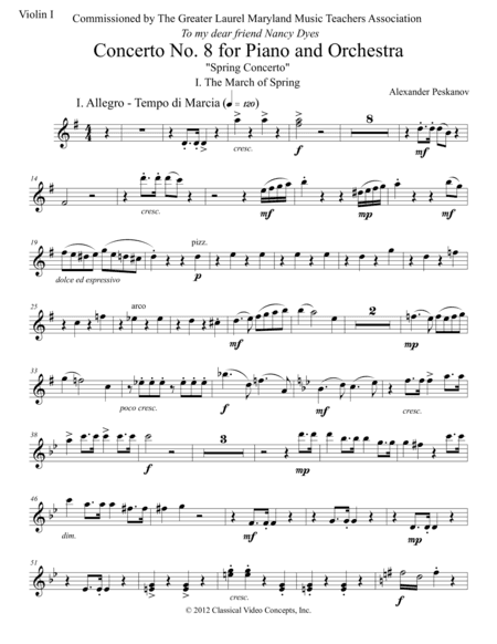 Spring Concerto - Orchestra Parts