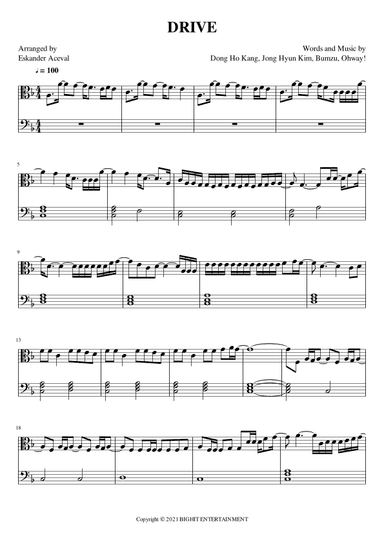 Drive (arr. Eskander Aceval)