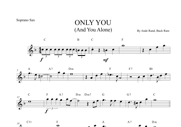 Only You (and You Alone) (arr. Leo Silva)