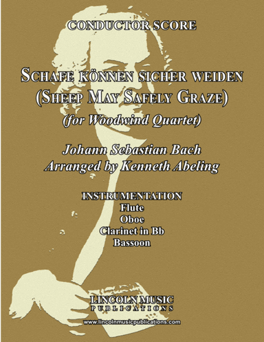 Sheep May Safely Graze (for Woodwind Quartet) (arr. Kenneth Abeling)