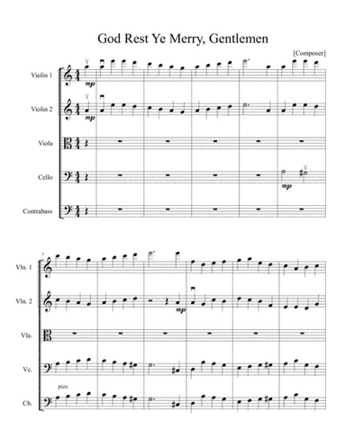 God Rest String Quintet (arr. VMorffis)