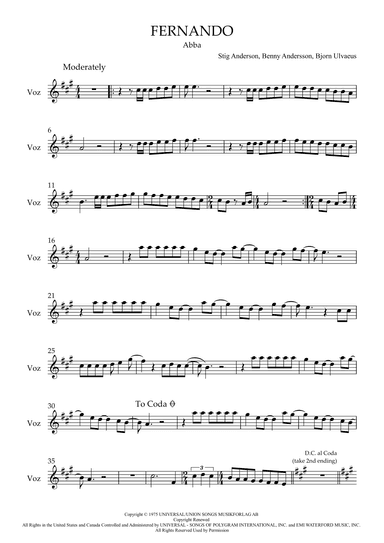 Fernando (arr. Amorel)