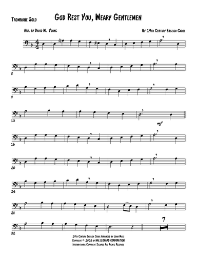 God Rest Ye Merry, Gentlemen (arr. David W. Young)