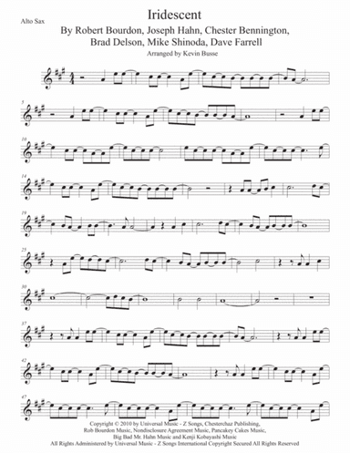 Iridescent (arr. Kevin Busse)