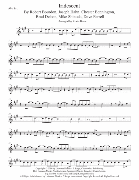 Iridescent (arr. Kevin Busse)