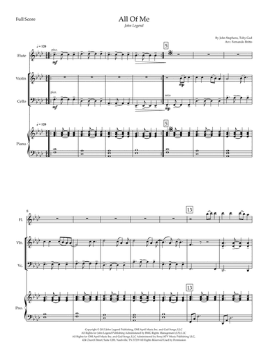 All Of Me (arr. Fernando Britto)
