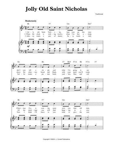 Jolly Old Saint Nicholas (arr. Mark Phillips)