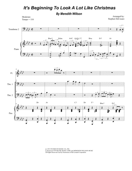 It's Beginning To Look Like Christmas (arr. Stephen DeCesare)