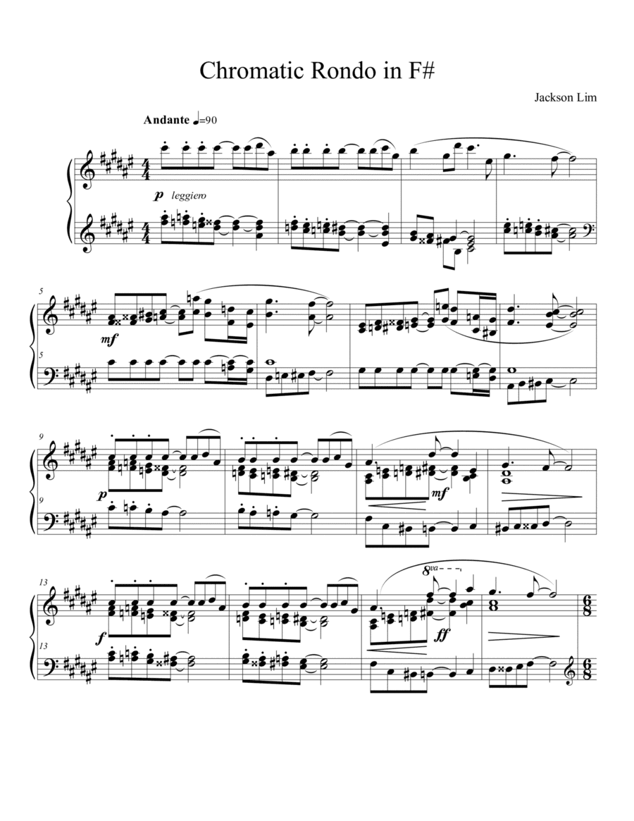 Chromatic Rondo in F#