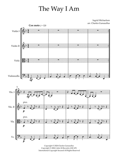 The Way I Am (arr. Charles Gunsaullus)