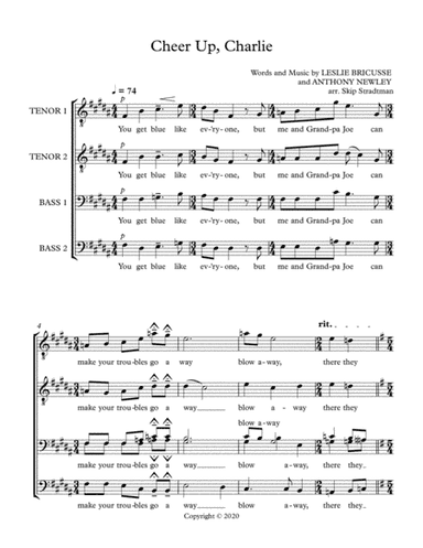 Cheer Up, Charlie (arr. Skip Stradtman)