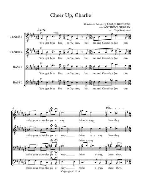 Cheer Up, Charlie (arr. Skip Stradtman)
