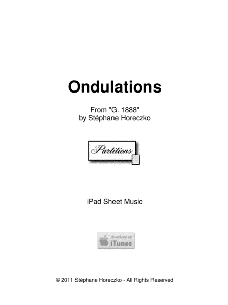 Ondulations (for iPad)