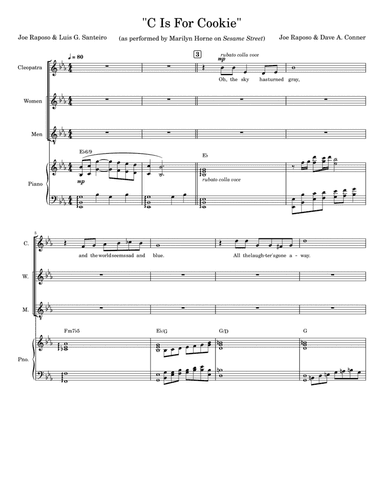 "c" Is For Cookie (arr. Jilly Cooke)