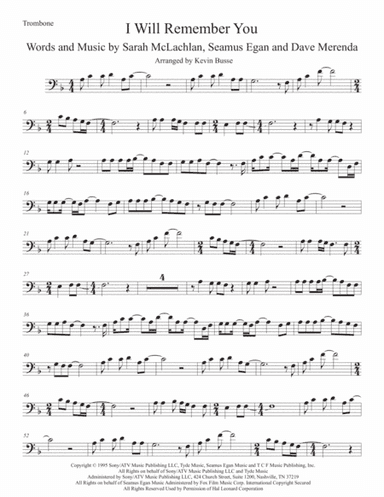 I Will Remember You (arr. Kevin Busse)