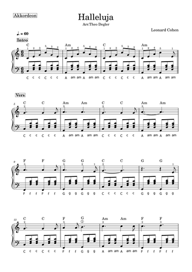 Hallelujah (arr. Theo Degler)