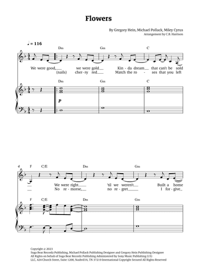 Flowers (arr. C. B. Harrison)