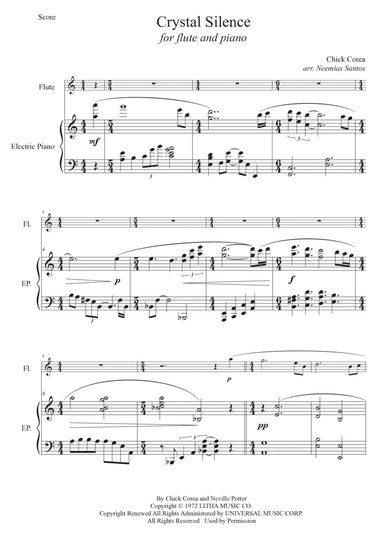 Crystal Silence (arr. Neemias Silva Santos)
