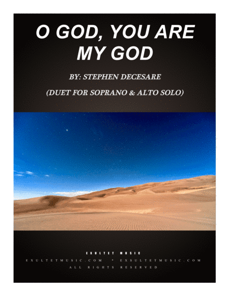 O God, You Are My God (Duet for Soprano and Alto Solo)