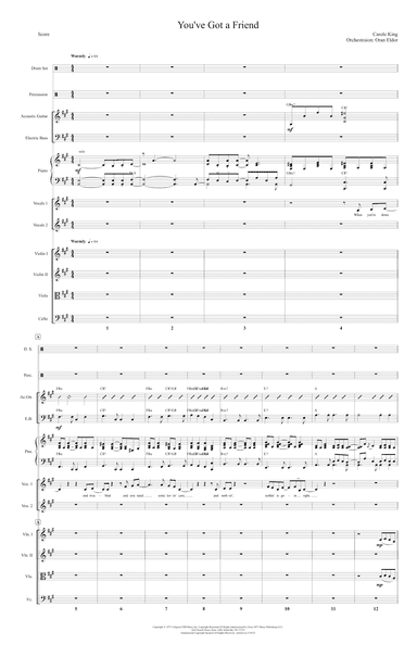 You've Got A Friend (arr. Oran Eldor)