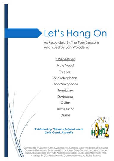 Let's Hang On (arr. Jon Woodend)