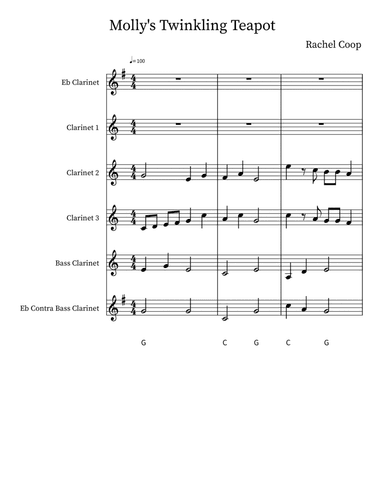 Molly's Twinkling Teapot (arr. Rachel Coop)