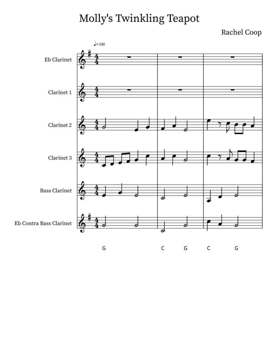 Molly's Twinkling Teapot (arr. Rachel Coop)