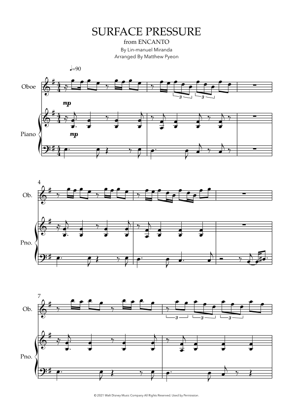 Surface Pressure (arr. Matthew pyeon)