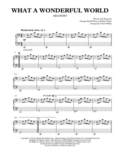 What A Wonderful World (arr. Mark Phillips)