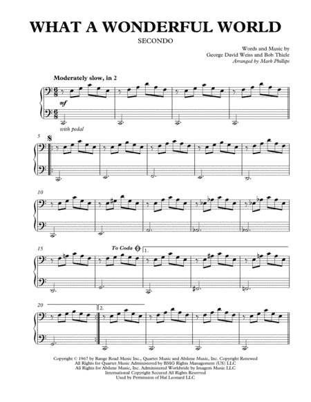 What A Wonderful World (arr. Mark Phillips)