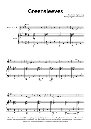 Greensleeves (arr. Glauco Fernandes)