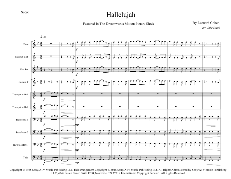 Hallelujah (arr. Jake South)