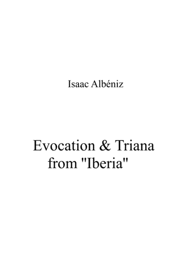 Evocation Triana from Iberia (arr. Patrizia Luraschi)