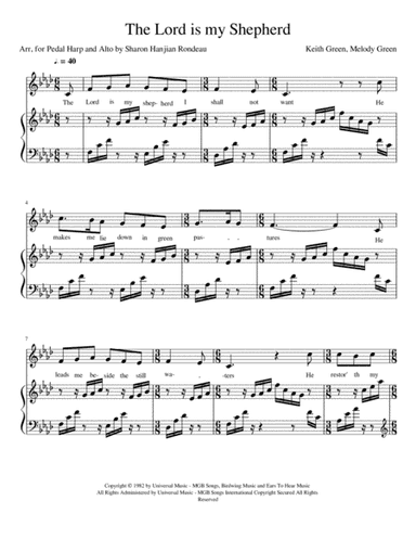 The Lord Is My Shepherd (arr. Sharon Hanjian Rondeau)