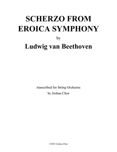 Scherzo from Eroica Symphony (arr. JMJ Arrangements)