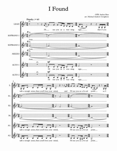I Found (arr. Michael Andrew Creighton)