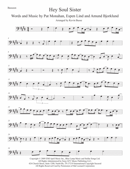 Hey, Soul Sister (arr. Kevin Busse)