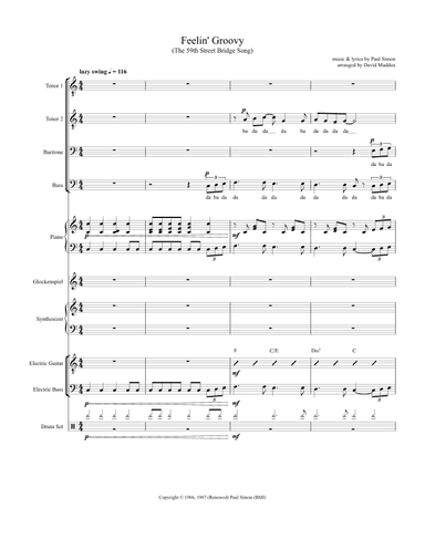 The 59th Street Bridge Song (feelin' Groovy) (arr. David Maddux)