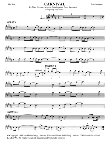 Carnival (arr. Jorge Juárez)