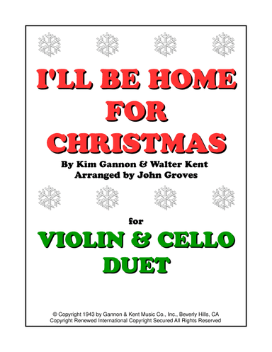I'll Be Home For Christmas (arr. John Groves)