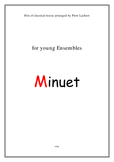 J.S.Bach - Minuet (Young Ensembles) (arr. Piotr Lachert)