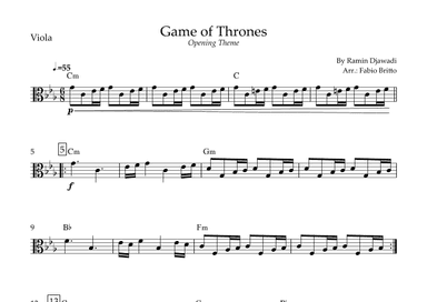Game Of Thrones (arr. Fabio Britto)