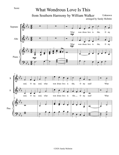 What Wondrous Love Is This (arr. Sandy McIntire)