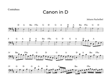 Canon in D (arr. Alex Nunes Rodrigues)