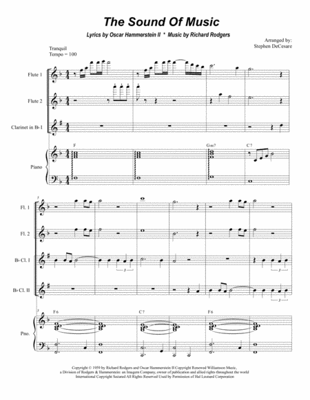 The Sound Of Music (arr. Stephen DeCesare)