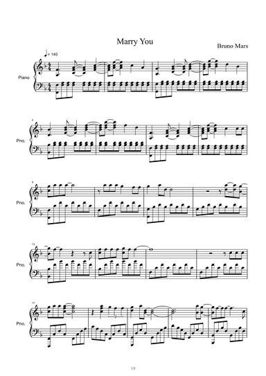 Marry You (arr. Bruno Mars)