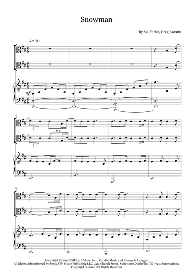 Snowman (arr. Fernanda Moura)