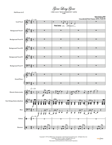 Gone Long Gone (arr. Patrick Sheehan)