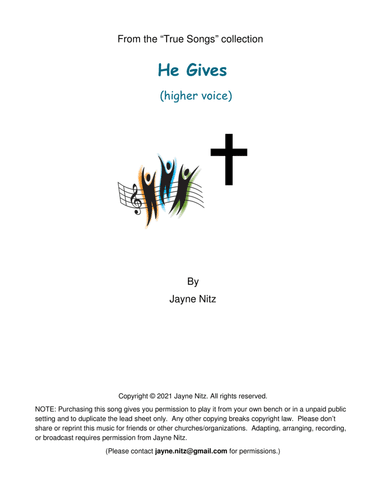 He Gives (high voice)